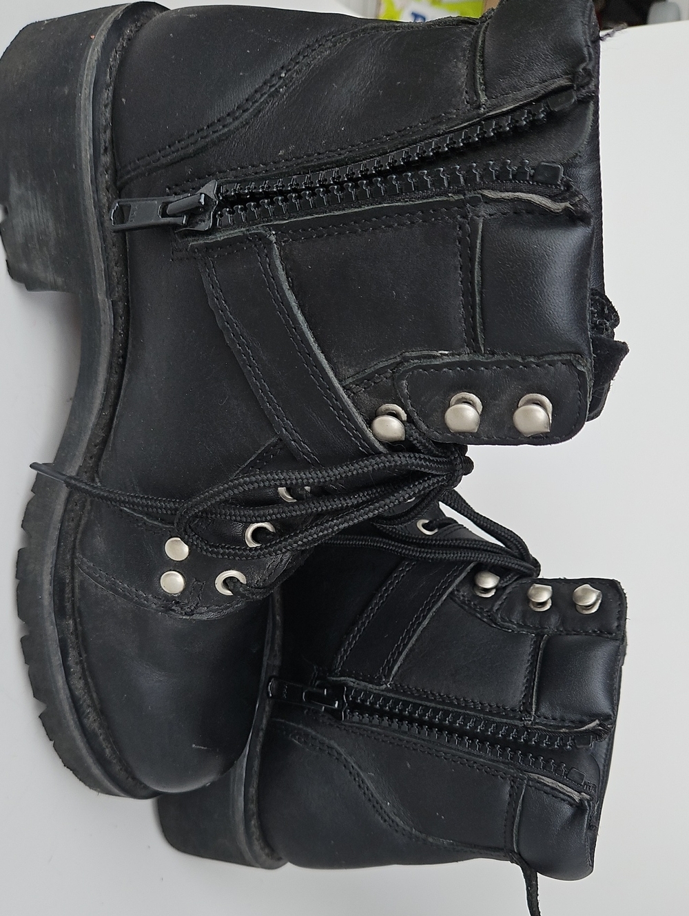 Ride TEC® Women's Black Leather Lace-Up Boots - Picture 12 of 12